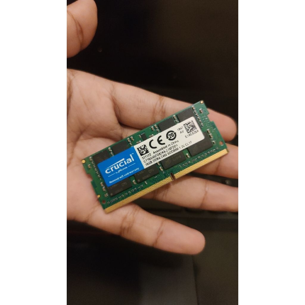 RAM 16GB DDR4 2400 SODIMM CRUCIAL