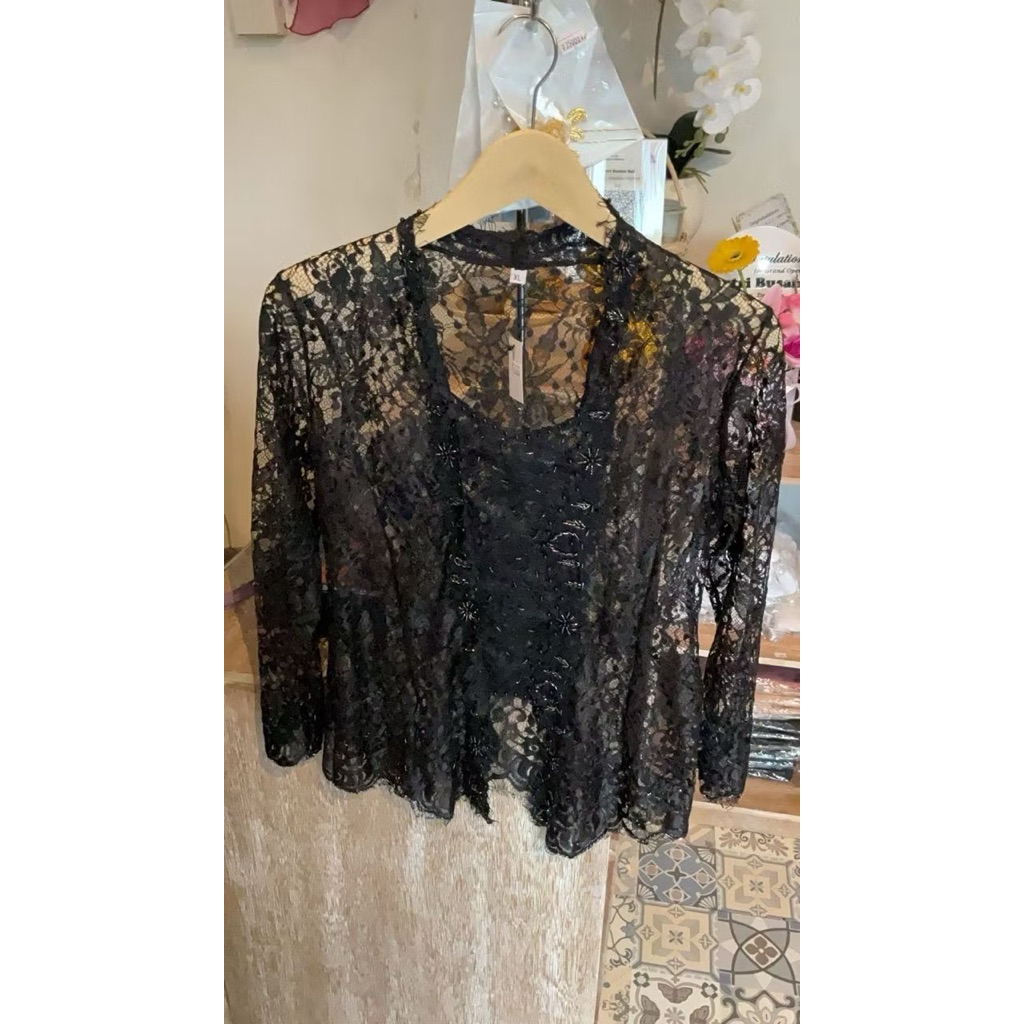 KEBAYA HITAM PAYET
