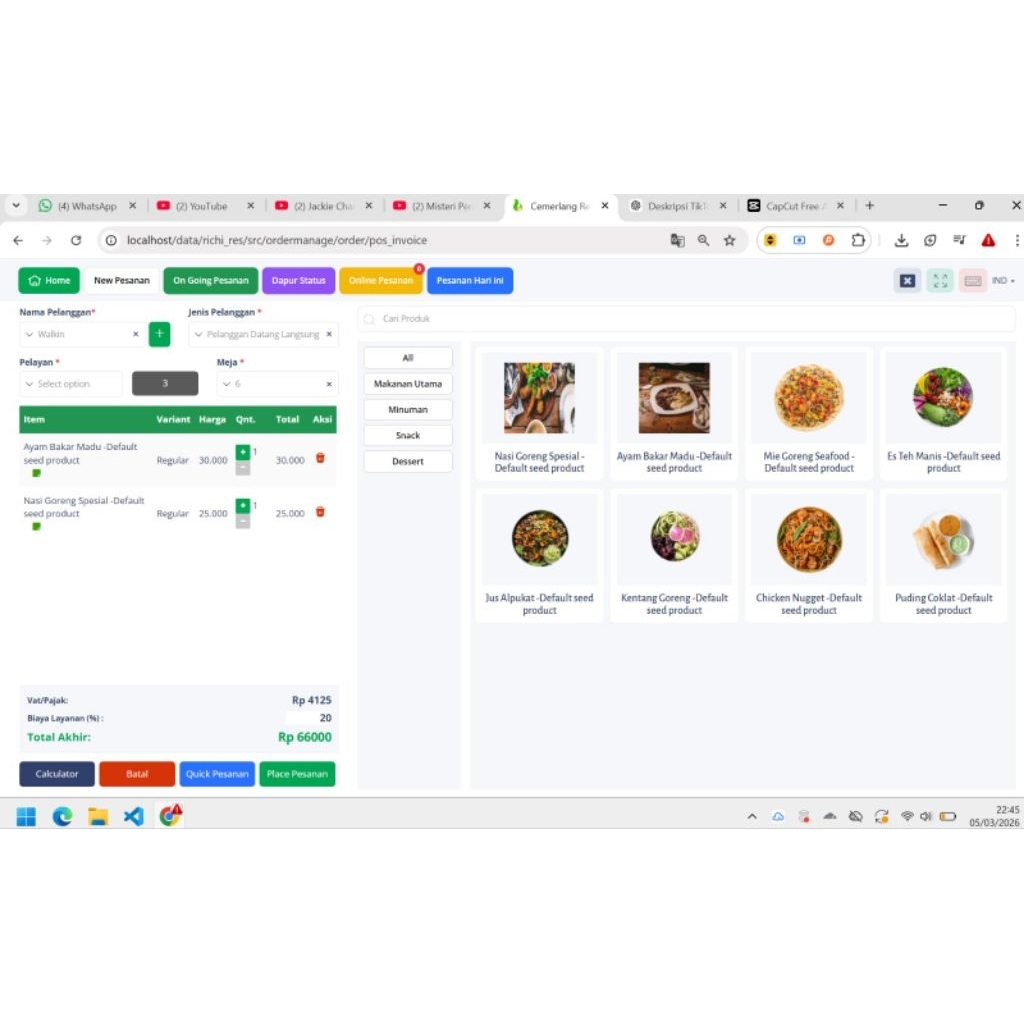 Aplikasi Kasir Web POS PHP Native MySQL Full Source Code Toko Minimarket UMKM