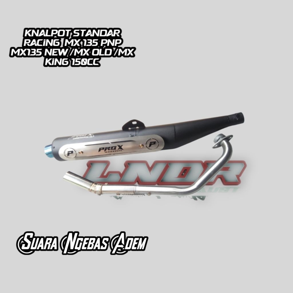 knalpot standar racing mx 135 new/old mx king 150