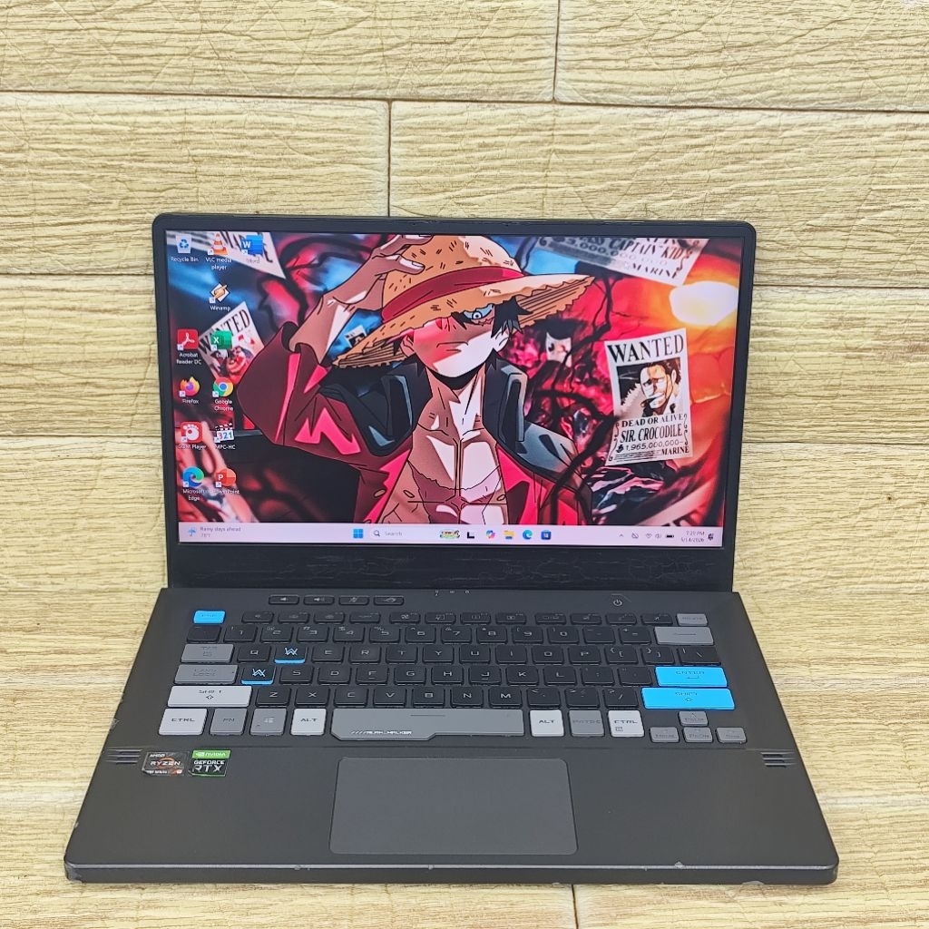 Laptop ASUS ROG Zephyrus G14 GA401QEC AMD Ryzen 9 5900HS RAM 16GB SSD 1TB RTX 3050 TI