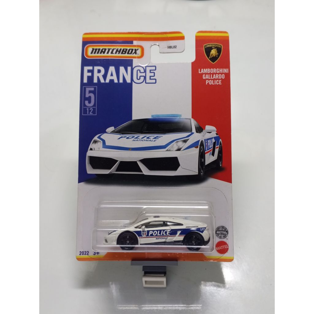 hot wheels France Lamborghini Gallardo police