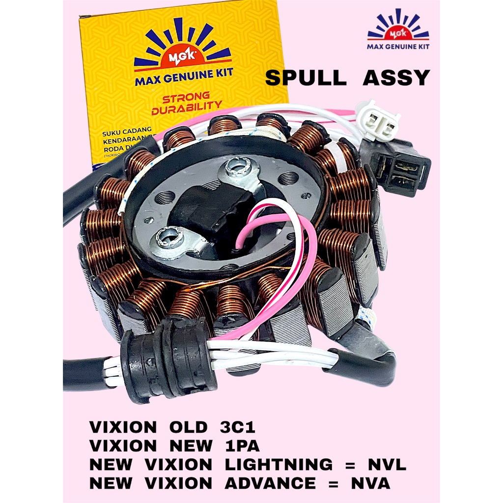 Spull Spul Stator Assy Vixion Lama Vixion new NVL NVA kode 3C1