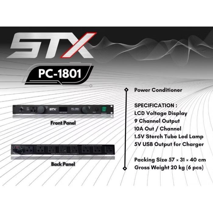 Power conditioner STX pc 1801 original stx digital display plus lampu