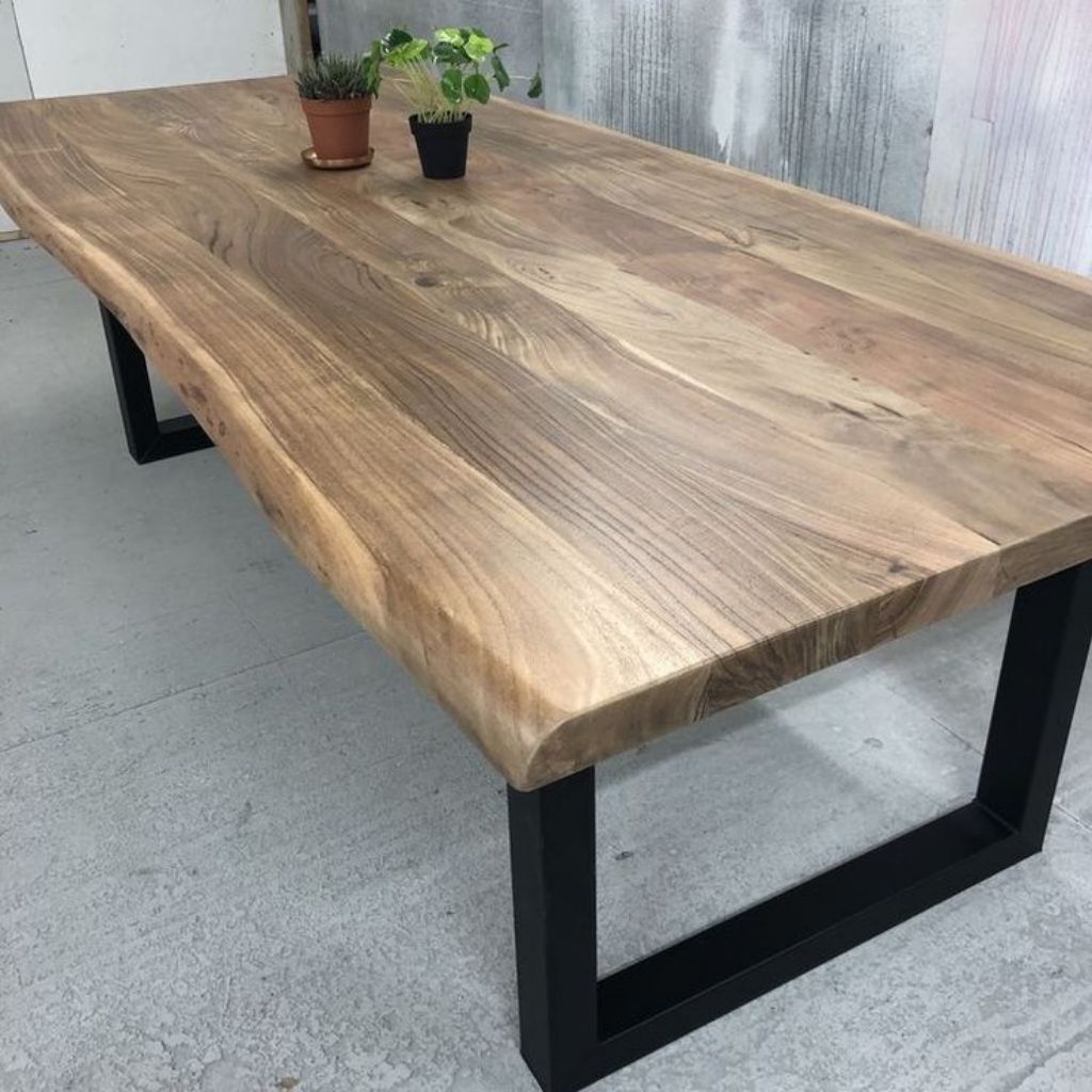 meja kerja kayu mahoni