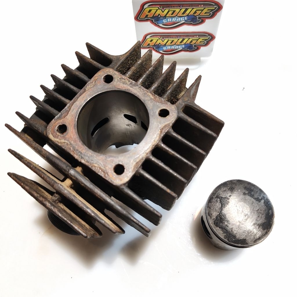 silinder cylinder blok bureng piston Yamaha l2sn l2super l2 super l2 sn oryginal second bekas