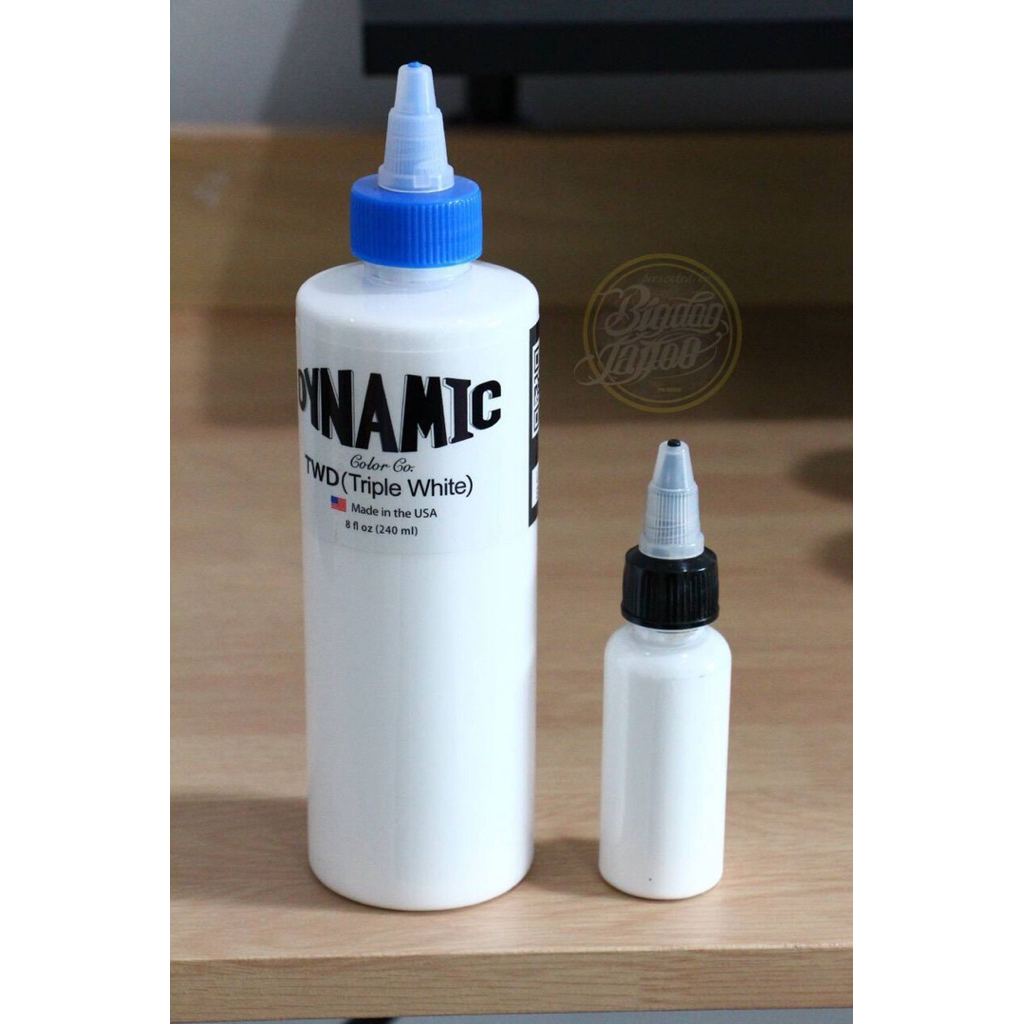 Tinta Tattoo Putih Dynamic USA Original
