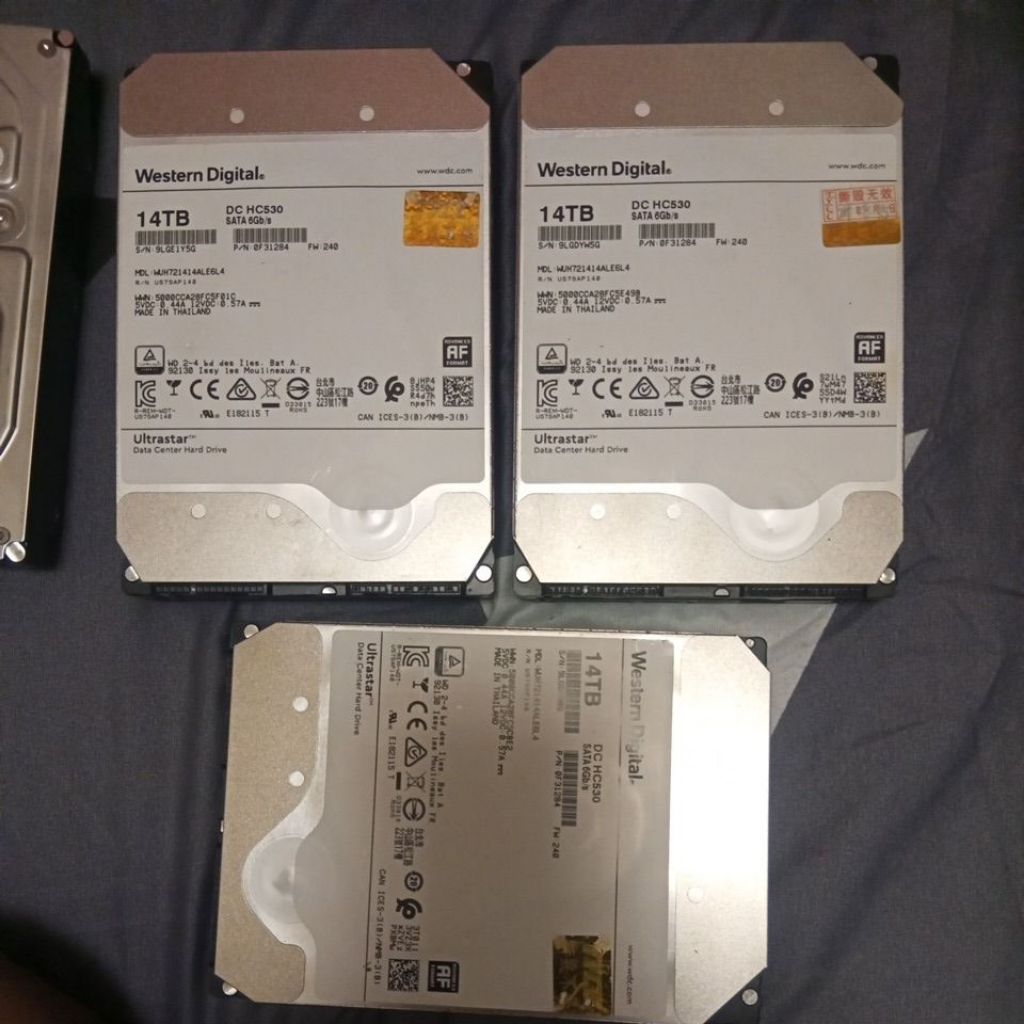 WD Ultrastar 14TB Harddisk HDD 14TB Bekas Original 100% Health 100% Performance Server PC CCTV Murah
