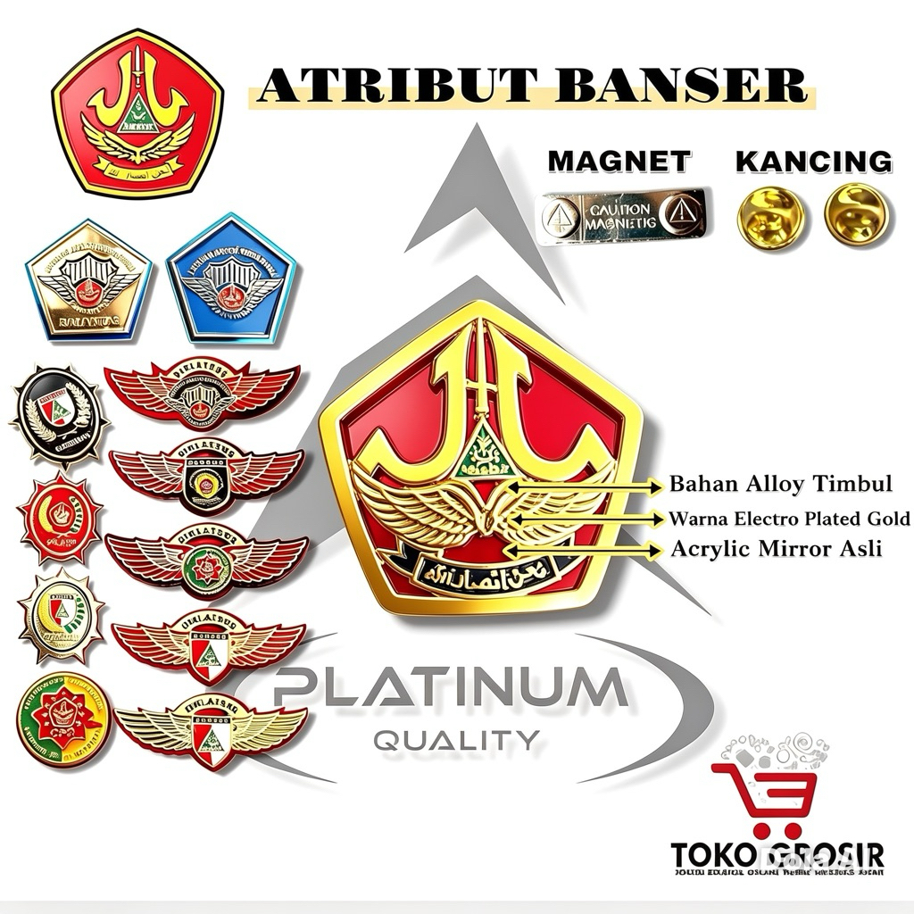 ATRIBUT BANSER | PROVOST | EMBLEM BANSER | PIN PCB | SABALAN | BALANTAS | BAGANA | DIKLATSUS | DIKLA
