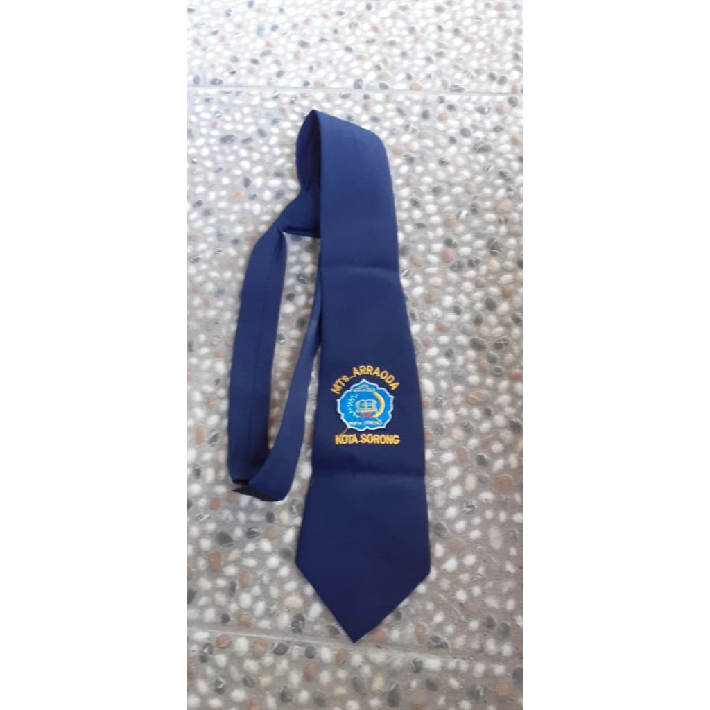 Dasi smp sma bordir custom panjang