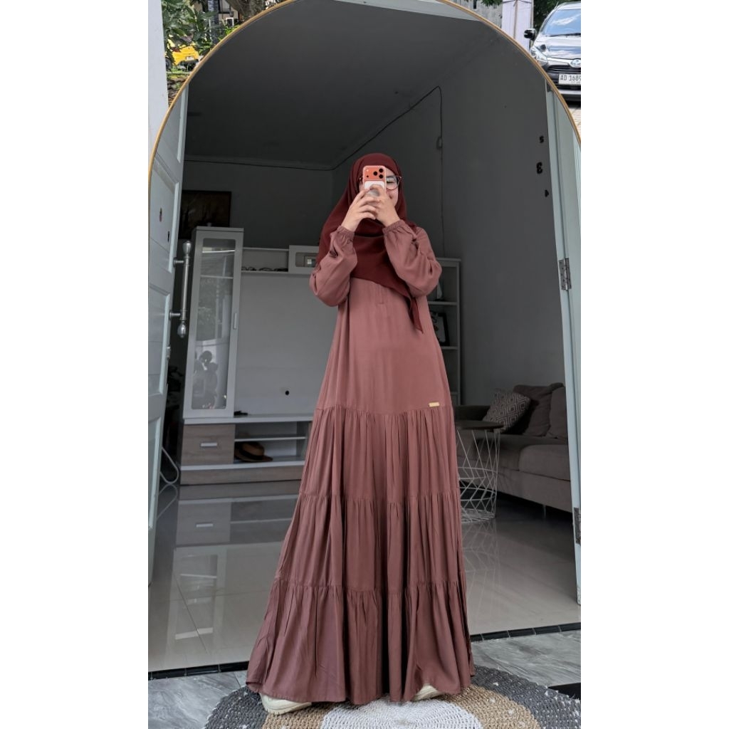 gamis abaya aprilia by aurora hijab