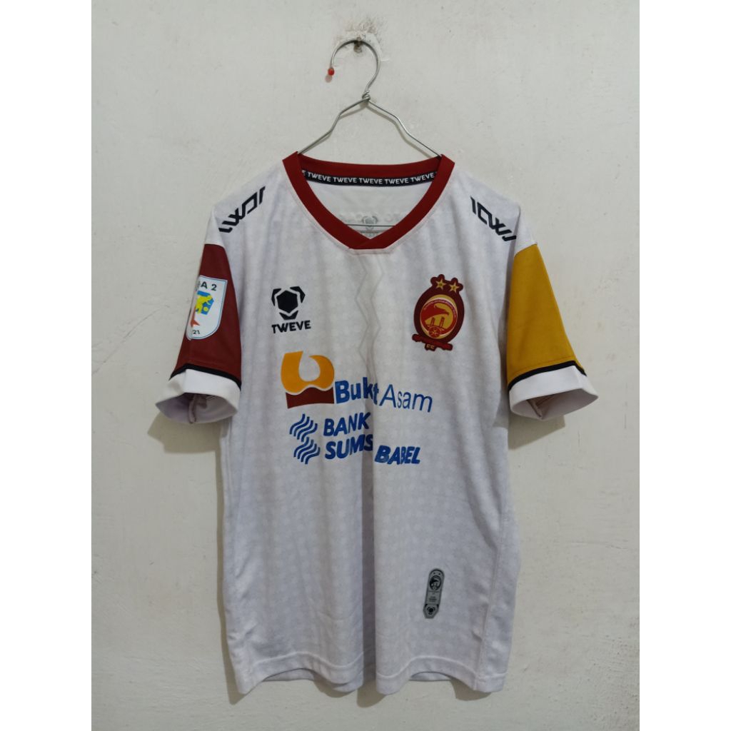 Jersey Sriwijaya FC Palembang Away Liga 2 2021 2022 Original Authentic Player Issue TWEVE