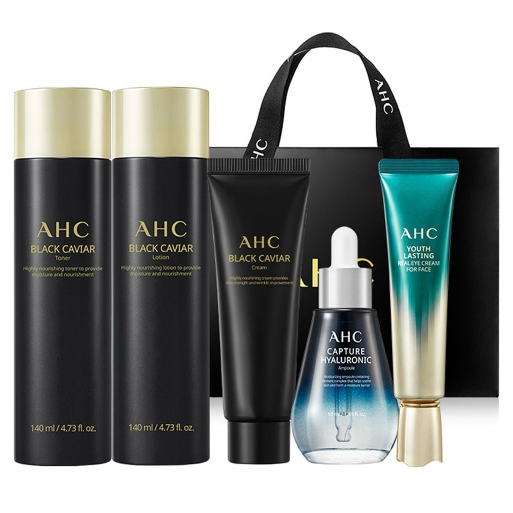 AHC ORIGINAL 100% AHC Black Caviar Youth Ritual Set(Collagen+Cavier)