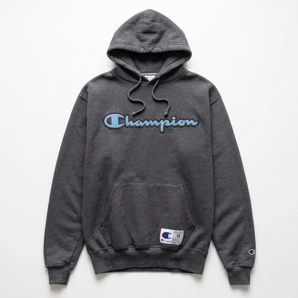 Hoodie Champion bordir second