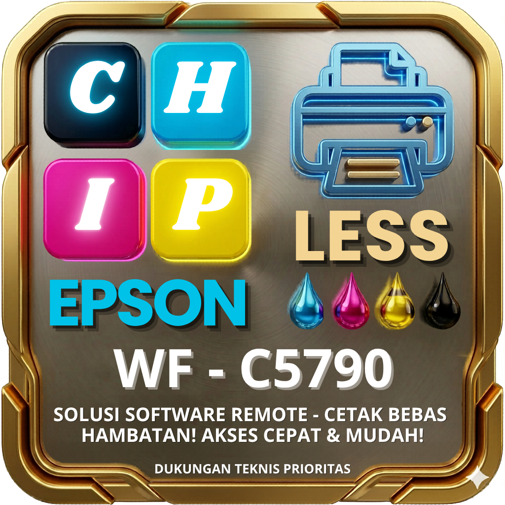 Program Chipless Printer Epson WF C5790 Resetter Ink Pad WorkForce Unlimited  - Indofocus