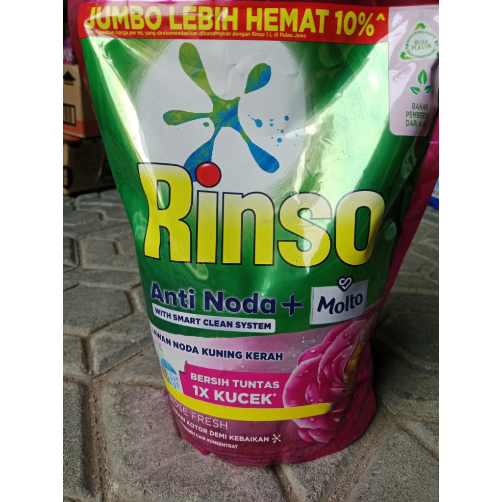 Rinso Cair anti Noda+Molto 1,65 Liter JUMBO TERMURAH