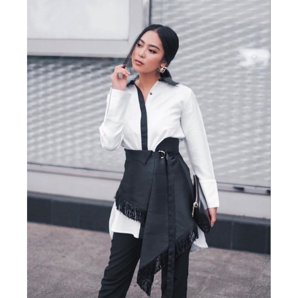 NATALIA KIANTORO PABLO SHIRT / KEMEJA PUTIH PANJANG WANITA