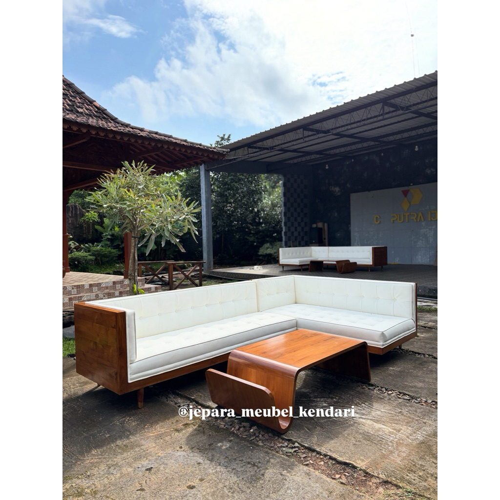 sofa L shape minimalis/sofa sudut minimalis
