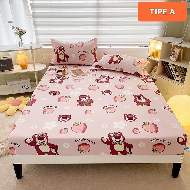 Sprei Disney / Sprei Katun Disney / Sprei Mickey Mouse / Sprei Lotso / Sprei Stitch / Sprei Anak-Ana