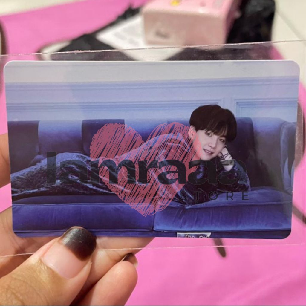 OFFICIAL PHOTOCARD BE SUGA BTS MIN YOONGI rebahan