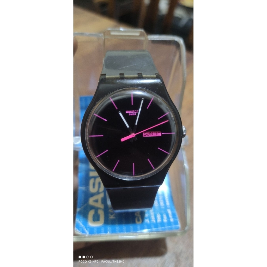 JAM TANGAN SWATCH BATANGAN SECOND