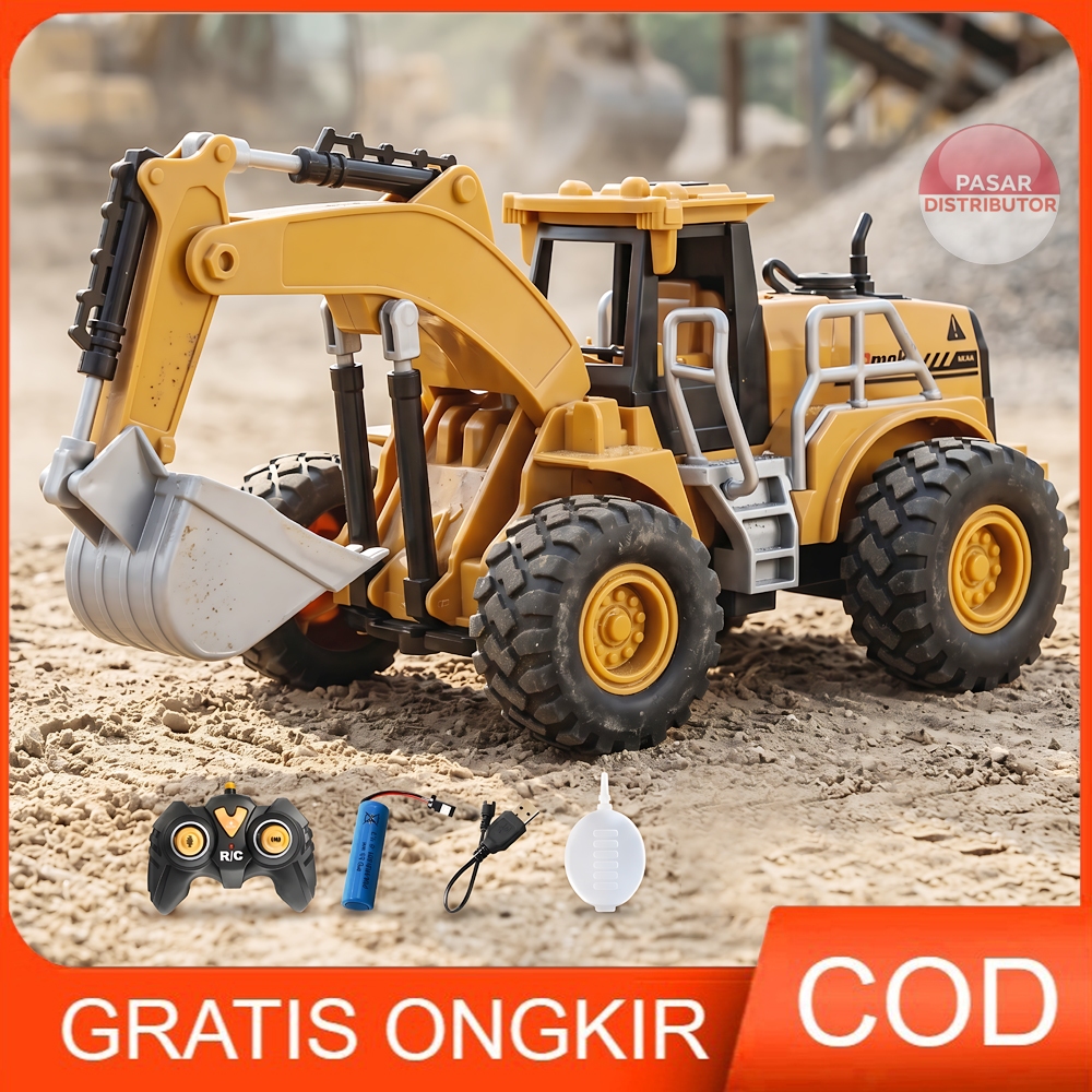 Pasar Distributor RC XLF MODEL SPRAY TRUCK 789-313B Mainan Remote Control Excavator Ghz Trucks Anak