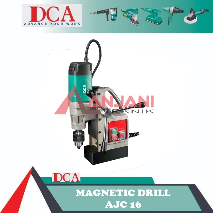 DCA AJC 16 MESIN BOR MAGNET 16mm / MAGNETIC DRILL 16 mm AJC16