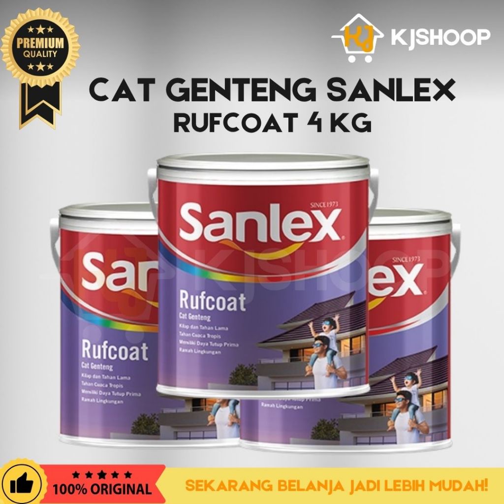 CAT GENTENG SANLEX 4 KG RUFCOAT