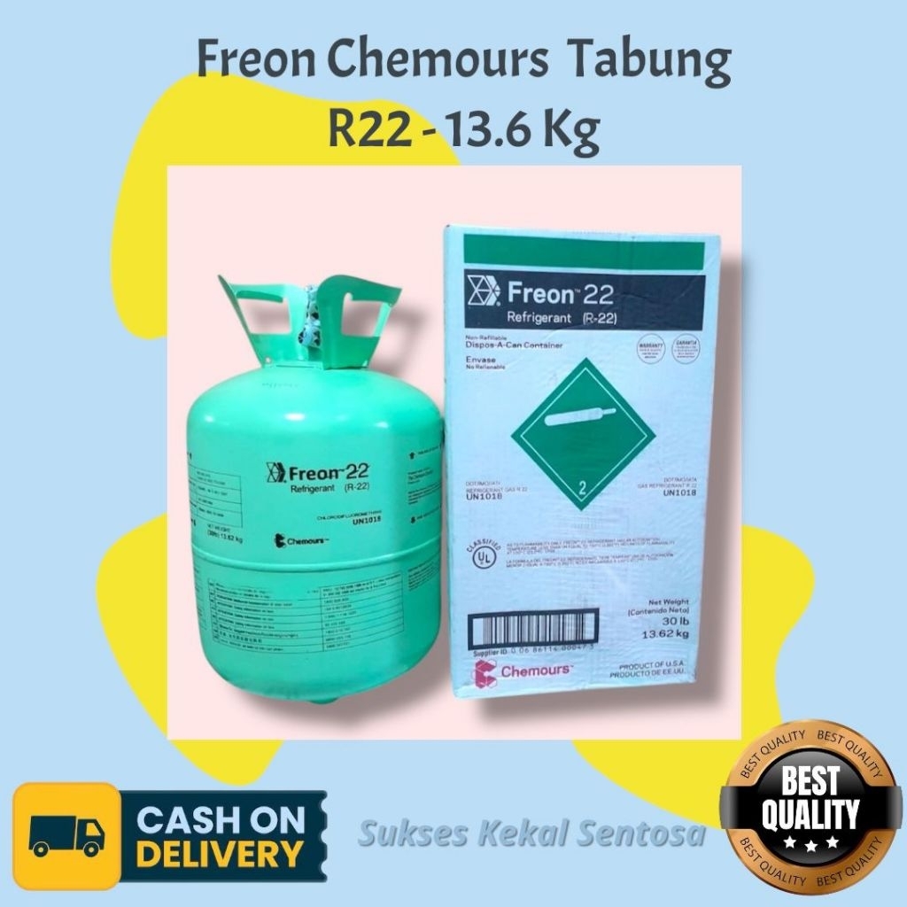 Freon Chemours R22 Tabung // Chemours R22 - 13.6 Kg