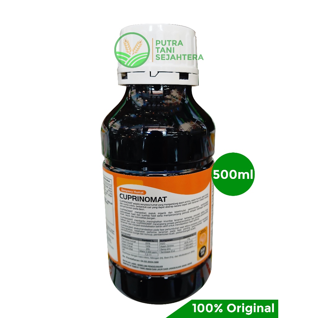 Biostimulan & Senyawa Humat CUPRINOMAT Syngenta 500ml  Nutrisi Tanaman Asam Amino Asam Humat Asam Fu