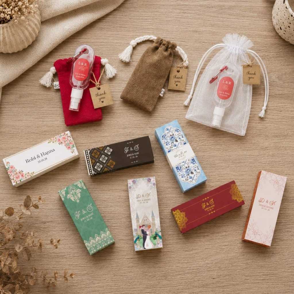 SOUVENIR HAND SANITIZER, PERNIKAHAN, WEDDING, ACARA