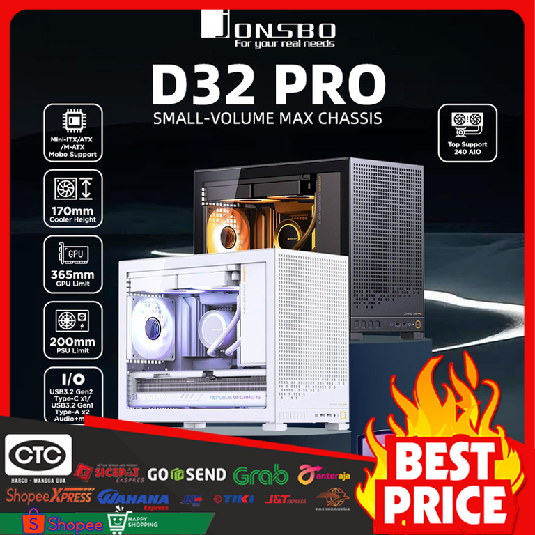 JONSBO JONSBO D32 PRO - CASING PC | M-ATX - PC CASE