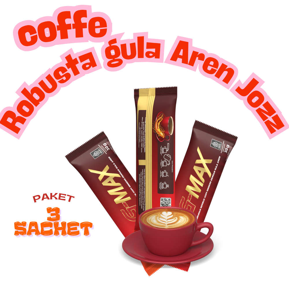 minuman Kopi Jozz Dengan Gulaaren Enak 3in1 tinggal sedu original gmax
