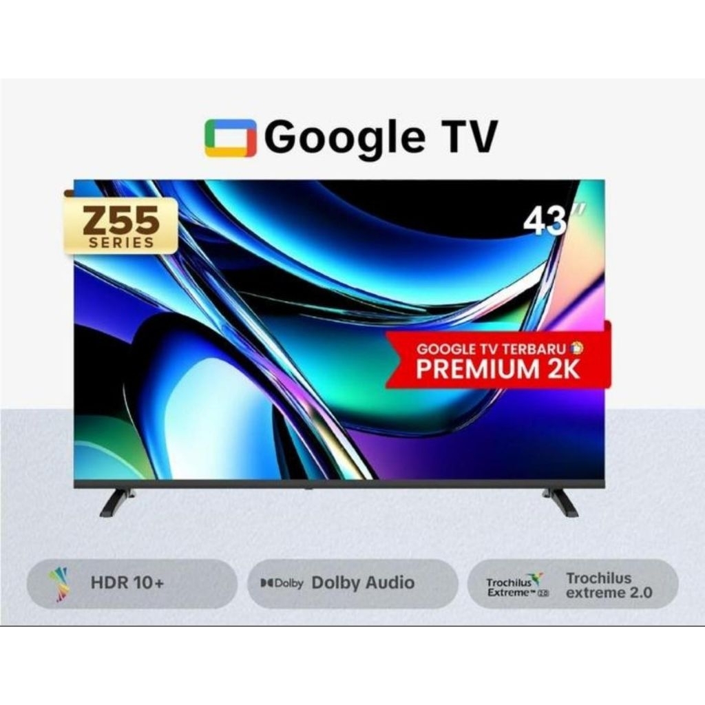 TV LED COOCAA 43INCh 43Z55 SMART GOOGLE TV