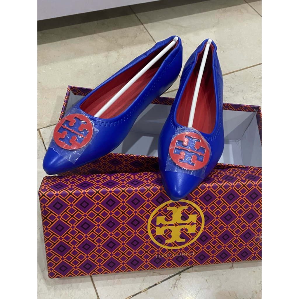 Blue Flat Shoes (Mirror TB)