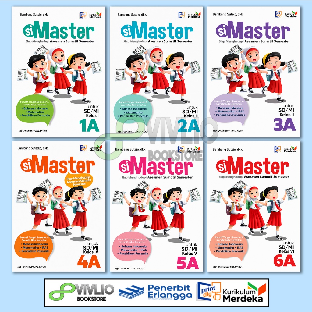 SiMaster untuk SD/MI Erlangga KM