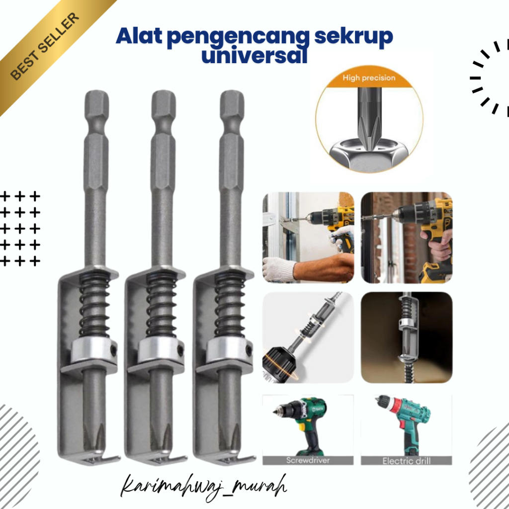 Desain pengencangan sekrup / Mata obeng pegas/mata bor pengencang sekrup pegas/alat pengencang sekru