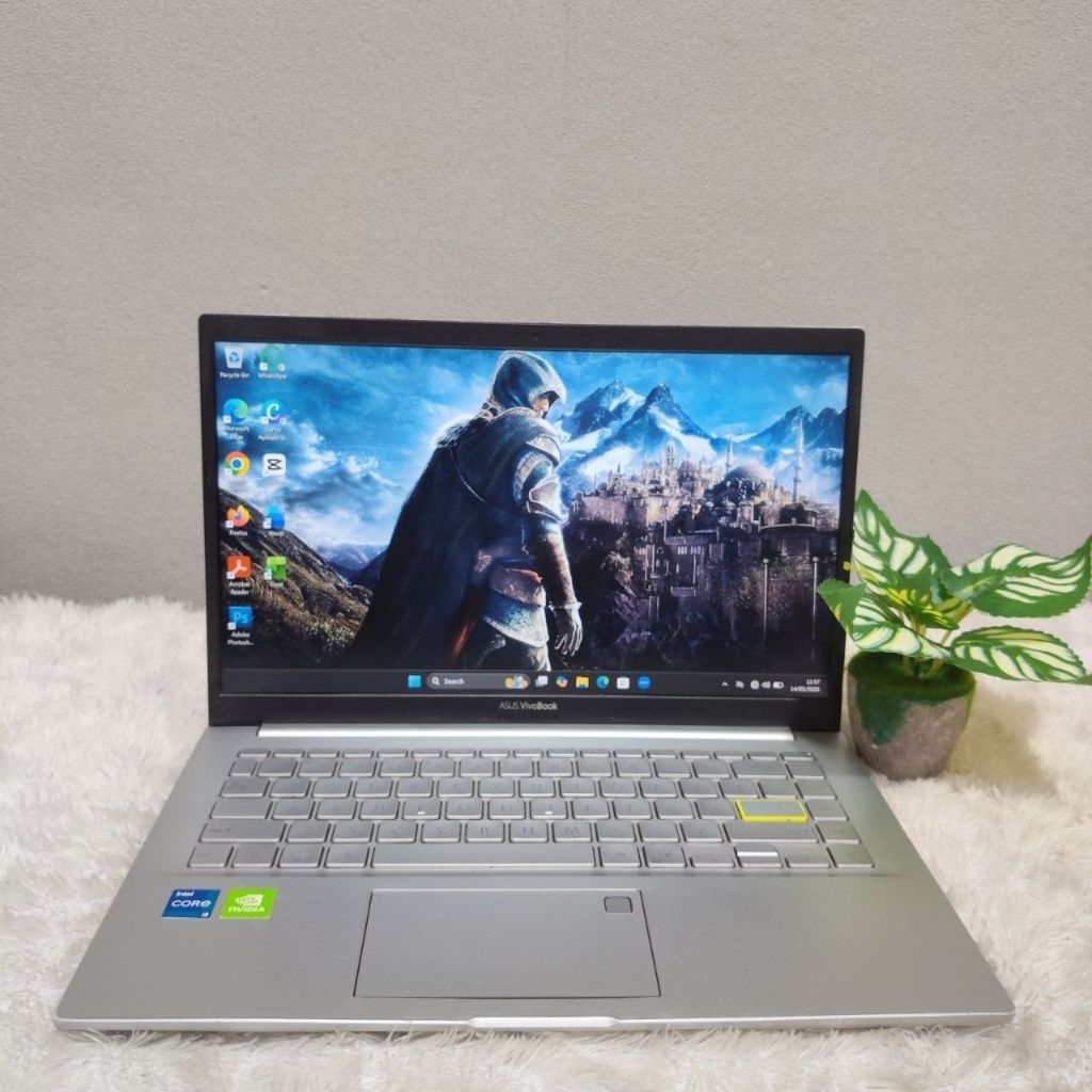 ASUS VIVOBOOK K413EA INTEL CORE I5 1135G7 NVIDIA GEFORCE MX350 2GB RAM 8GB SSD 512GB LAYAR 14.0 FHD 