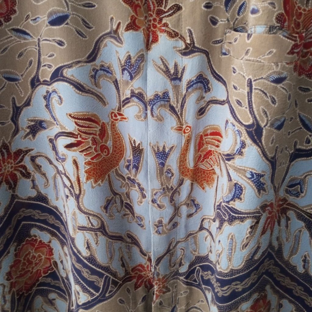 kemeja batik pria Sutra Tulis ATBM baron