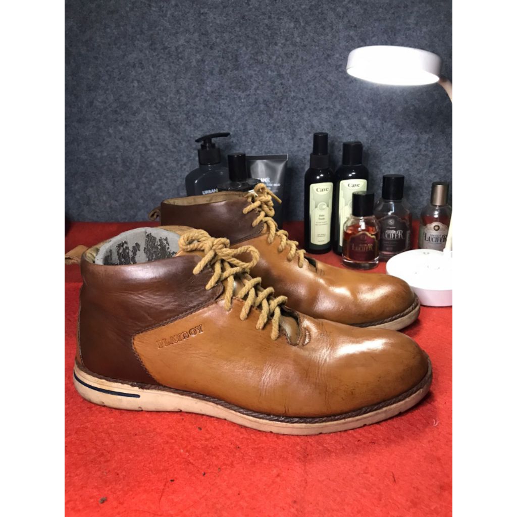 Sepatu boots pria Playboy second size 41(26cm)
