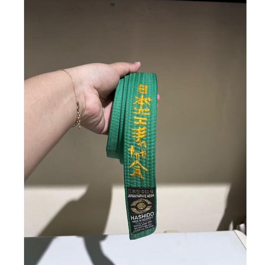 Preloved Sabuk Karate Hijau - Nyaman Dipakai untuk Latihan Karate