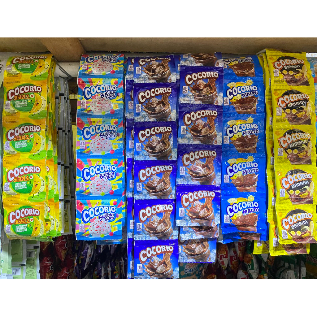 Cocorio Renceng Minuman Isi 10 Sachet, 18 Rasa Lezat