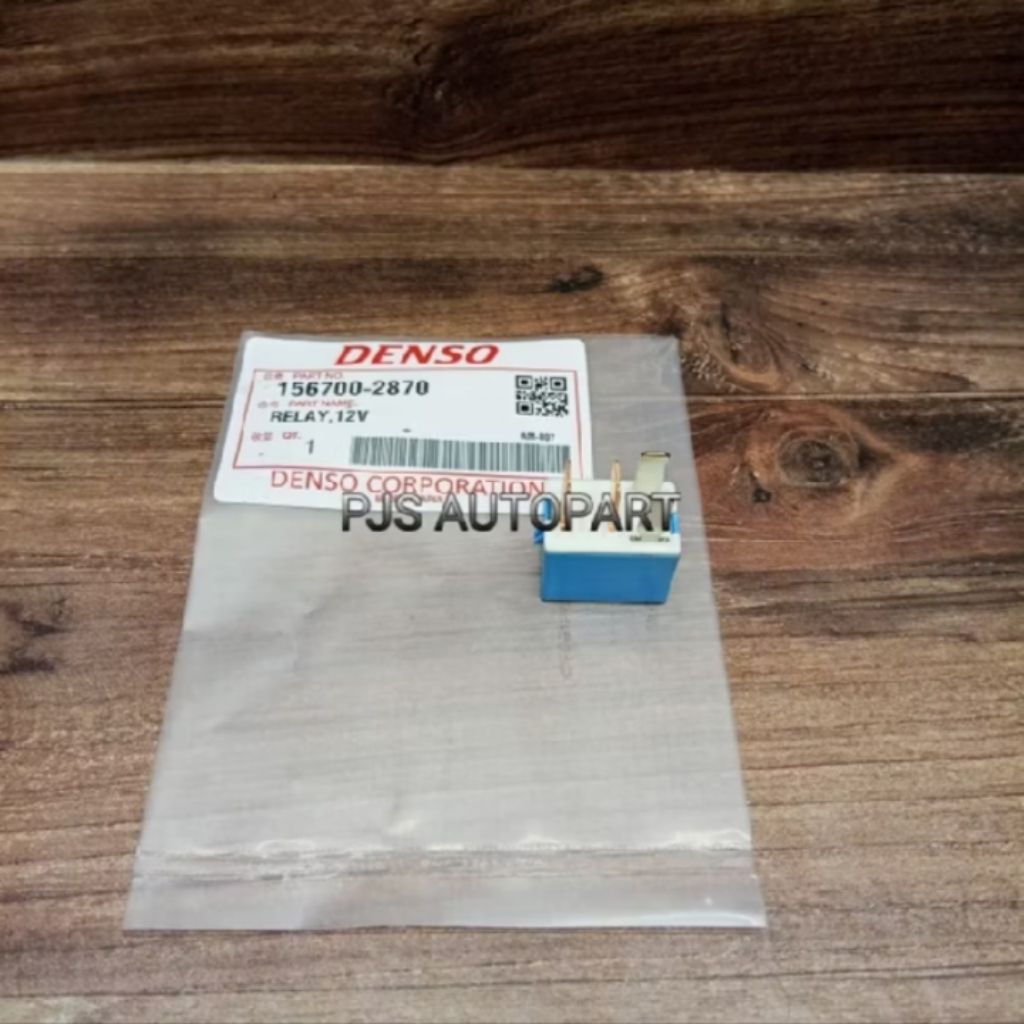 RELAY AC-RELAY BIRU PLASTIK 12V KAKI 4 PIN DENSO UNIVERSAL AVANZA XENIA JAZZ