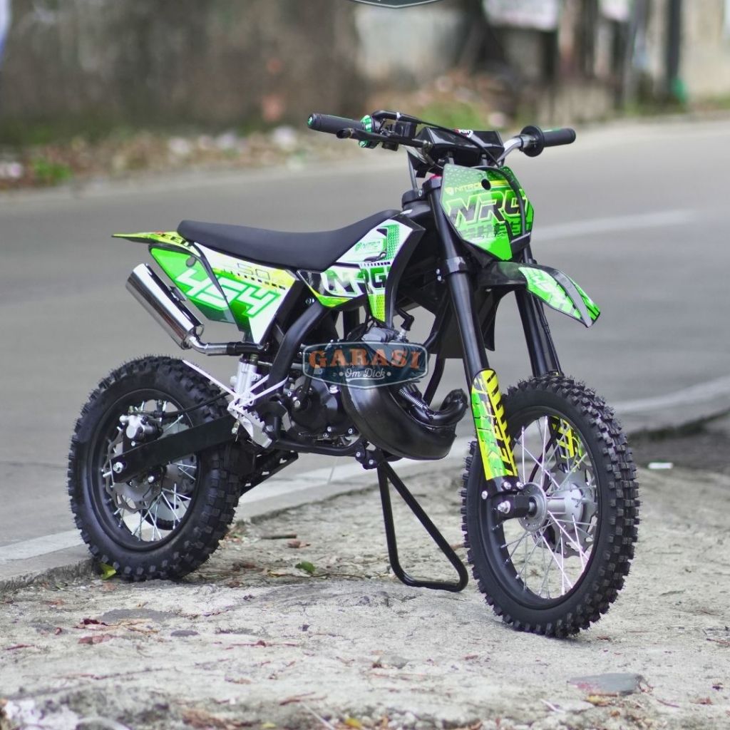 MINI TRAIL SPECIAL ENGINE 50CC 2TAK PCMOTO MX50 (NEW STICKER)