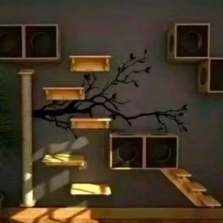 cat condo || cat plyground || kandang kucing