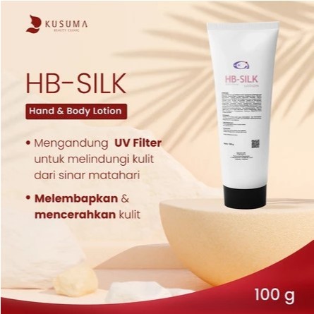 Kusuma Beauty  Body Lotion HB Silk 100gr  Lotion Melembutkan Kulit