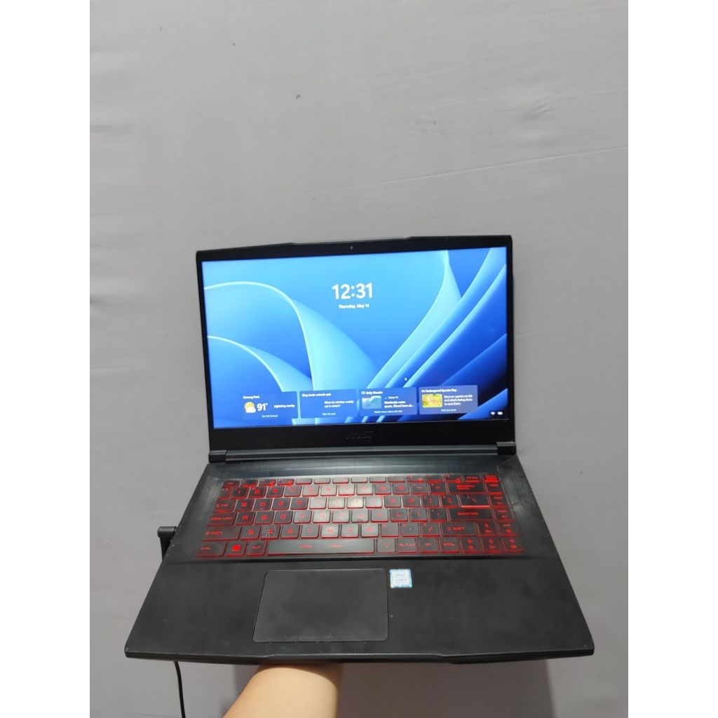 MSI GF63 8RC Core i7-8750H GTX 1050 4GB