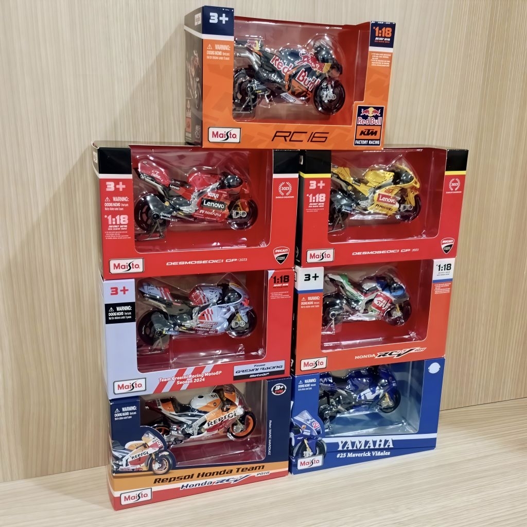 Diecast MotoGP Maisto MotoGP 1:18 MotoGP Miniatur Collection