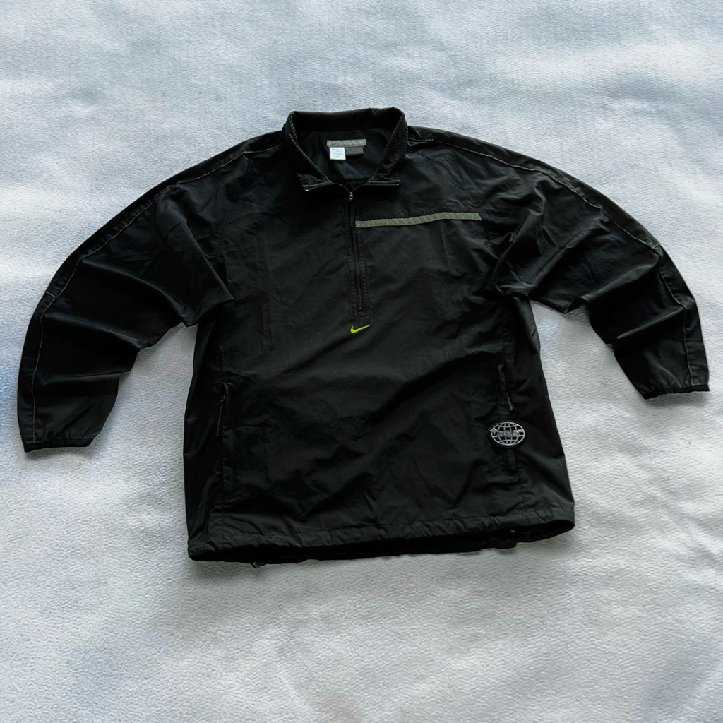 Vintage 00s Anorak NIKE Center Swoosh Windbreaker (Reflective)