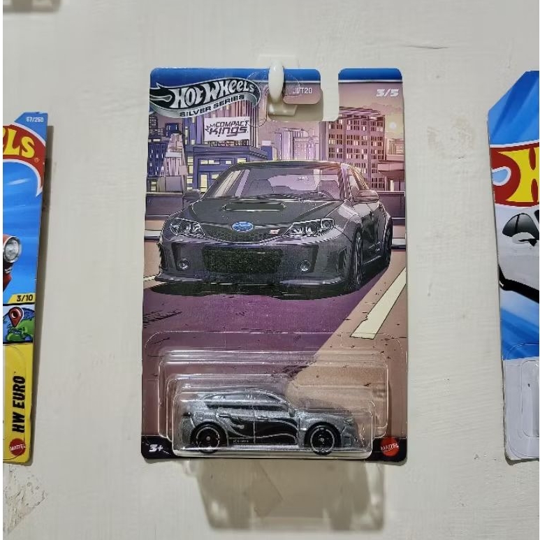 Hot Wheels Subaru WRX STI Silver Series Compact King